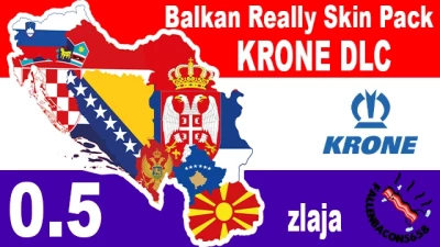 Balkan Really Skin Pack KRONE dlc by zlaja v0.5