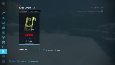 Class Front Loader  F140 v1.0.0.0