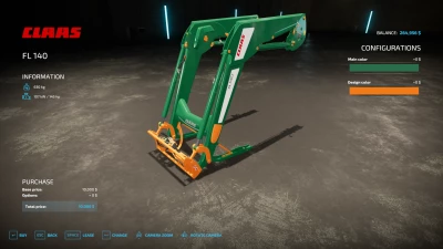 Class Front Loader  F140 v1.0.0.0