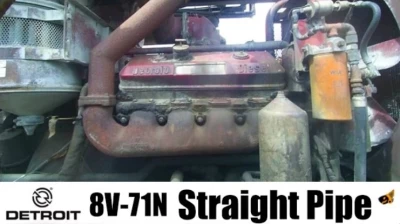 Detroit Diesel 8V-71N Straight Pipe v1.0.1