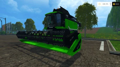 DEUTZ FAHR 6095 HTS NEW BLACK GREEN V1.1