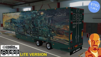 DQF FLOWER SHUTTLE TRAILER v2.0 ETS2 1.49.x