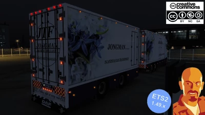 FLOWER SHUTTLE BDF TRAILER ETS2 1.49.x