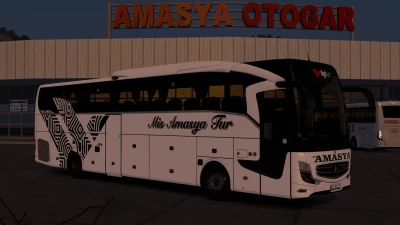 Mercedes Benz Travego 16 SHD E6 Mis Amasya Tur Skinpack v1.0