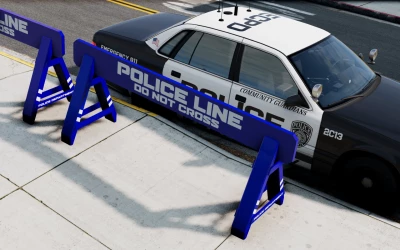 Modern Police Barrier v1.0