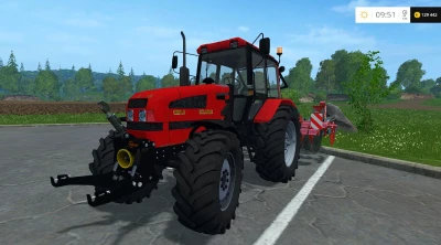 MTZ 1221.4 4WD TUR NOWY CZERWONY DOBRY V1.0