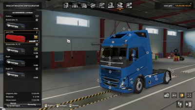 Orange roof lights Volvo fh5 1.49