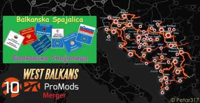ProMods & West Balkans DLC Merge v1.4 1.49