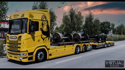 Scania NG Tandem Flatbed v1.49