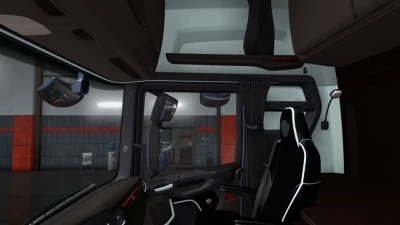Scania S & R Black - White Interior v1.0