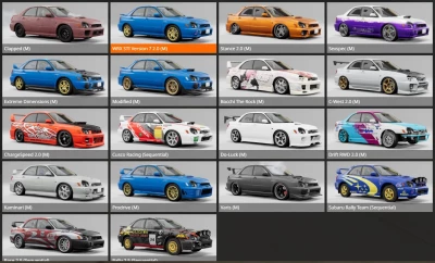 Subaru Impreza WRX STI BUGEYE 0.31.x