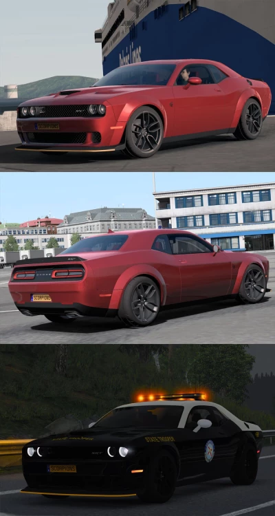 [ATS] Dodge Challenger SRT Hellcat Widebody 2018 v1.7 - 1.50