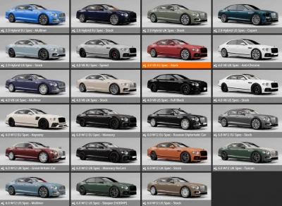 Bentley Flying Spur 2019-24 +( Mansory, Keyvany, Tuscon, Mulliner) 0.32.x