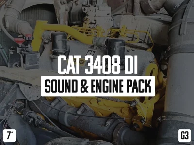 CAT 3408DI Sound & Engine Pack v1.1 1.49