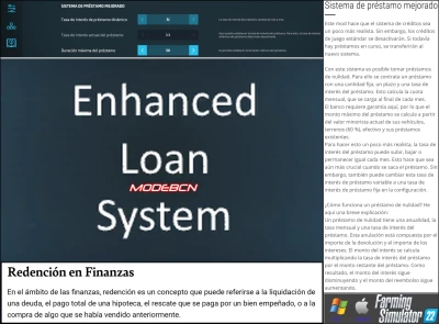 Enhanced Loan System VERSIÓN EN ESPAÑOL V1.2.0.0