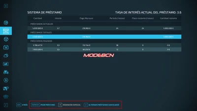 Enhanced Loan System VERSIÓN EN ESPAÑOL V1.2.0.0