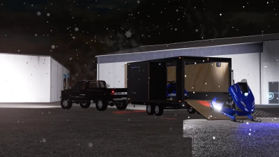 FS22 Enclosed Snowmobile Trailer CHS BETA