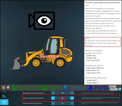 Indoor Camera AutoRotation VERSIÓN EN ESPAÑOL v1.1.0.0
