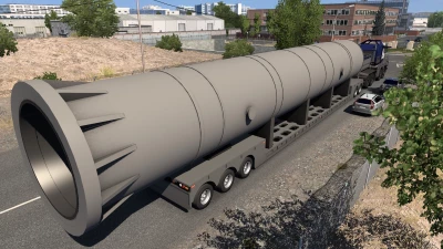 MULTI-AXLE LINE LARGE LOAD TRAILER V2.0 ETS2 1.49.X
