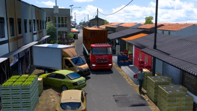 New Narrow Roads Map Mod For ETS2 1.49 and 1.50