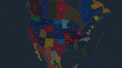 North America Background Map v3.0 1.49