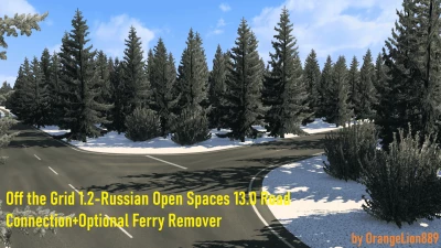 Off the Grid 1.2 Russian Open Spaces 13.0 Road Connection + Optional Ferry Remover v1.1