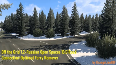 Off the Grid 1.2 - Russian Open Spaces 13.0 Road Connection + Optional Ferry Remover 1.49