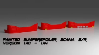 Painted Bumperspoiler For Scania Next Gen SR 1.40 – 1.44