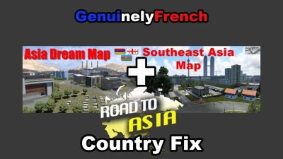 Road To Asia-Asia Dream Map-Southeast Asia Map Country Fix v1.0 1.49