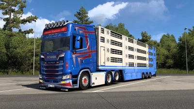 Scania NG open pipe V8 sound v2.1 1.49