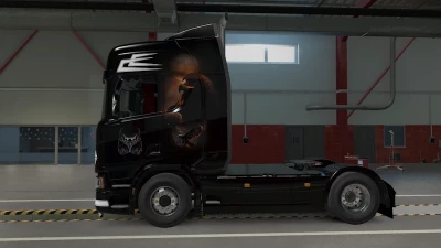 Scania R NG Black Eagle Airbrush Skin v1.0