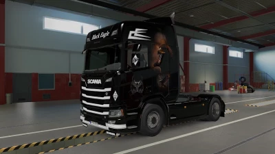 Scania R NG Black Eagle Airbrush Skin v1.0