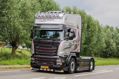 Scania RJL R6 Silver Griffin Roy Van Merode v1.0