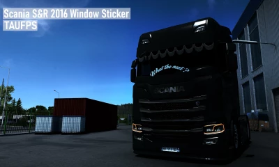 Scania S&R 2016 Window Sticker [What the next ] 1.49 1.50