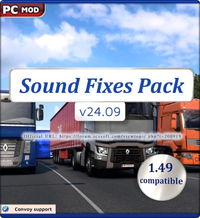 ATS Sound Fixes Pack v24.09