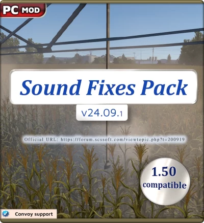 Sound Fixes Pack v24.09.1 for ATS 1.50