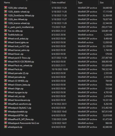 The biggest wheel/Tire pack v1.0