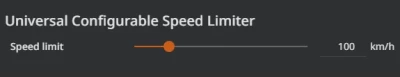 UNIVERSAL CONFIGURABLE SPEED LIMITER v1.3