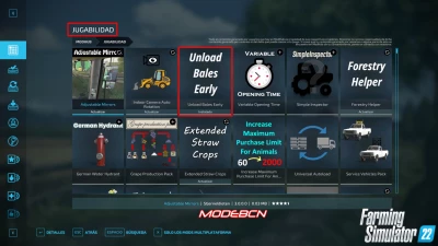 Unload Bales Early VERSIÓN EN ESPAÑOL V1.0.0.1