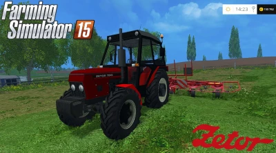 ZETOR 7045 4WD NOWY JASNY CZERWONY DOBRY CZESKI V1.1