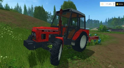 ZETOR 7045HS 4WD STARY DOBRY CZESKI CZERWONY RDŻA v2.0