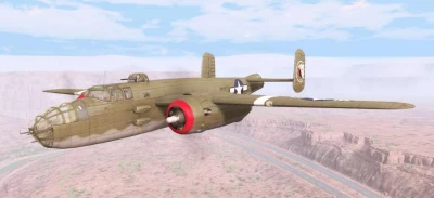 BeamNG Drive Plane B-25 Mitchell v1.0