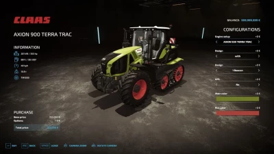 Claas 900 Terra Trac v1.2.0.0
