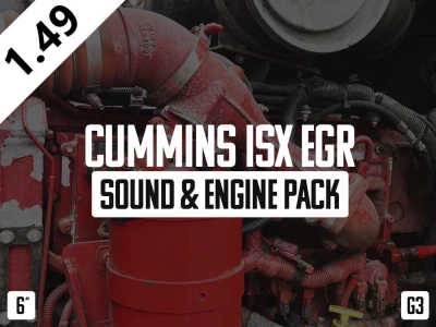 Cummins ISX EGR Sound & Engine Pack 1.49