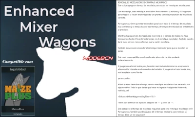 Enhanced Mixer Wagons VERSIÓN EN ESPAÑOL v1.0.1.0