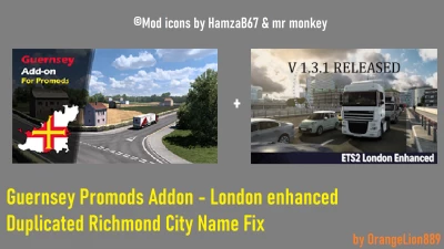 Guernsey Promods Addon - London enhanced Duplicated Richmond City Name Fix v1.0