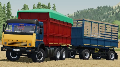 Kamaz 55102 & Nefaz 8560 Trailer v1.0.0.0