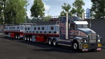 Kenworth T608 Flattops + Trailer 1.49