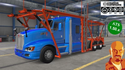 KENWORTH T660 CAR HAULER v1.0 ATS 1.50.x