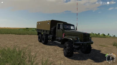 KRAZ 258B MILITARY (manual loading) v1.0.0.0